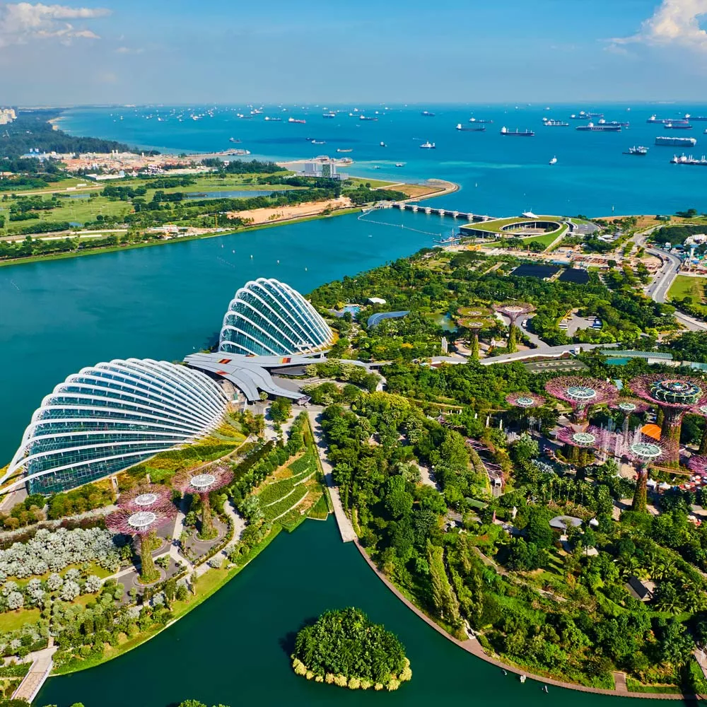 Gardens by the Bay in Singapur.