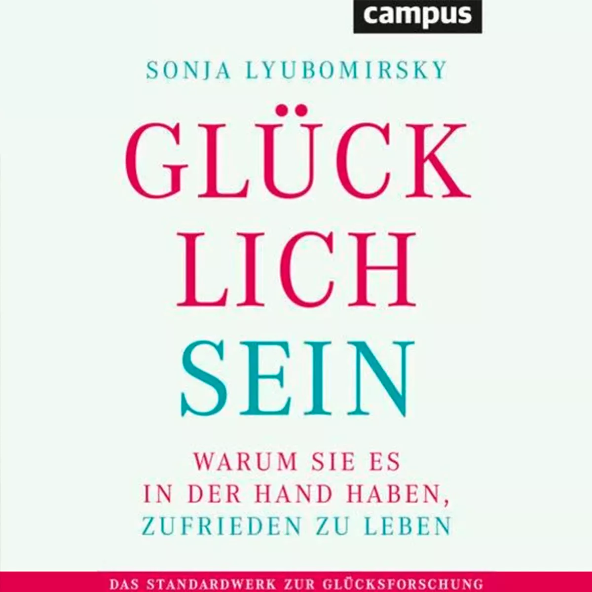Dankbarkeit: Das Cover von Sonja Lyumbomirskys Buch.