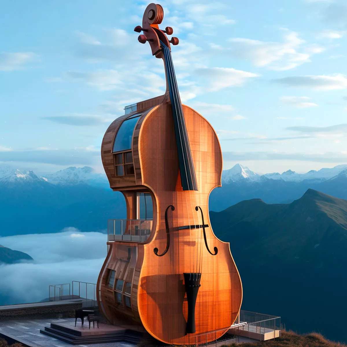 Geige als KI-Architektur von Tim Fu