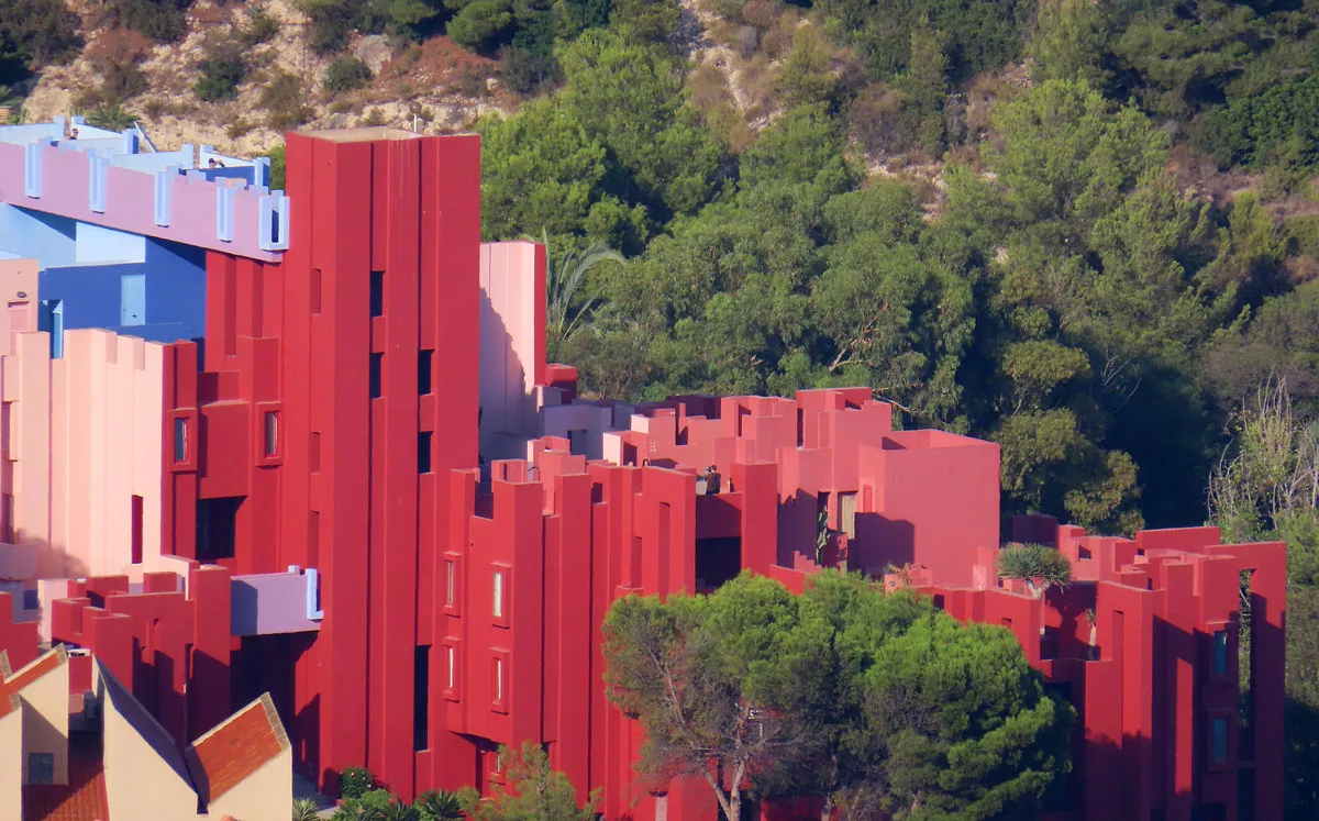 La Muralla Roja von oben