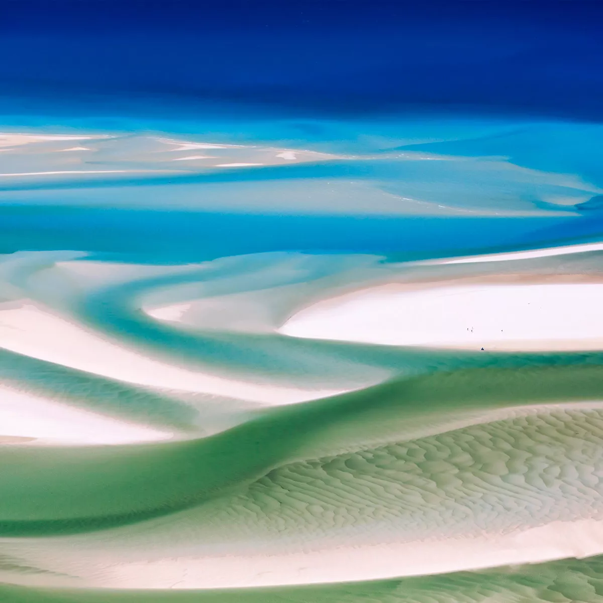 Das Naturwunder Whitsunday Islands in Australien.