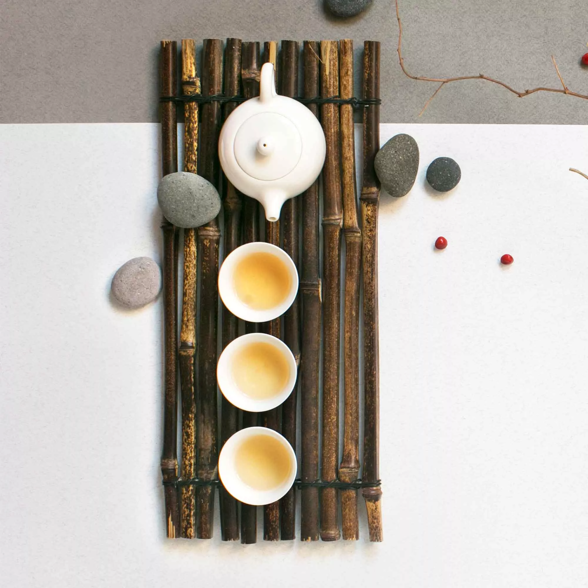 Die Teezeremonie ist auch eine Zen Art.