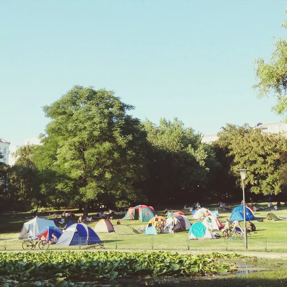 Urban Camping in Berlin.