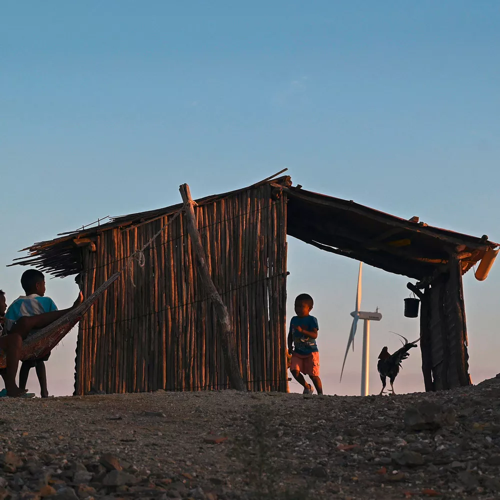 Hütte der Wayúu auf der Halbinsel La Guajira