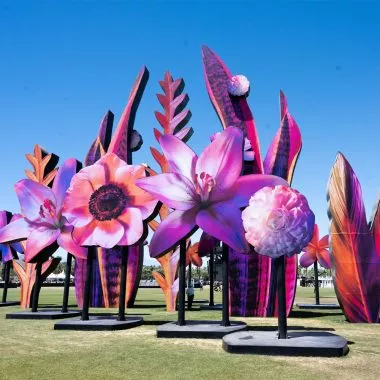 Coachella-Kunst: Der Garten Eden von Maggie West.