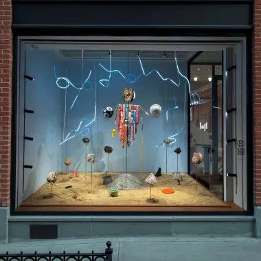 Vitrine d'artiste von Hermes, Schaufenster in der Madison Avenue.