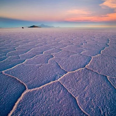 Naturwunder: DEr Salar de Uyuni in Bolivien.
