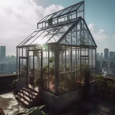 Ein Urban greenhouse.