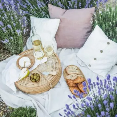 Picknick in der Provence.